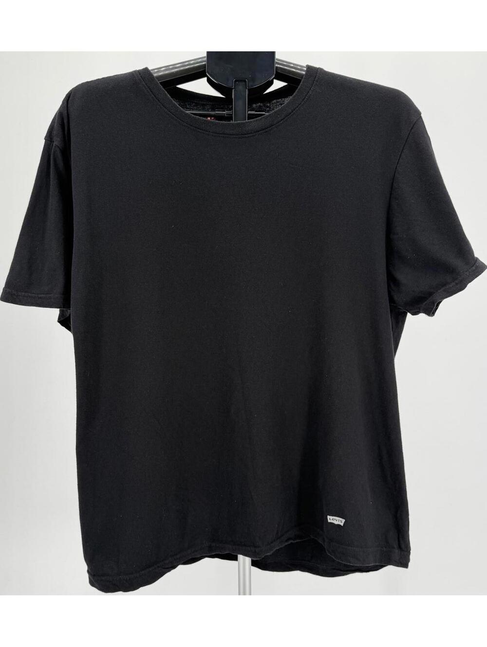 Levi's Classic Black Cotton T-Shirt Casual Streetwear Large